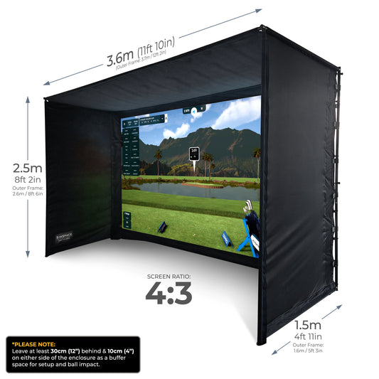 SIMSPACE PROFESSIONAL GOLF ENCLOSURE - SIM/003