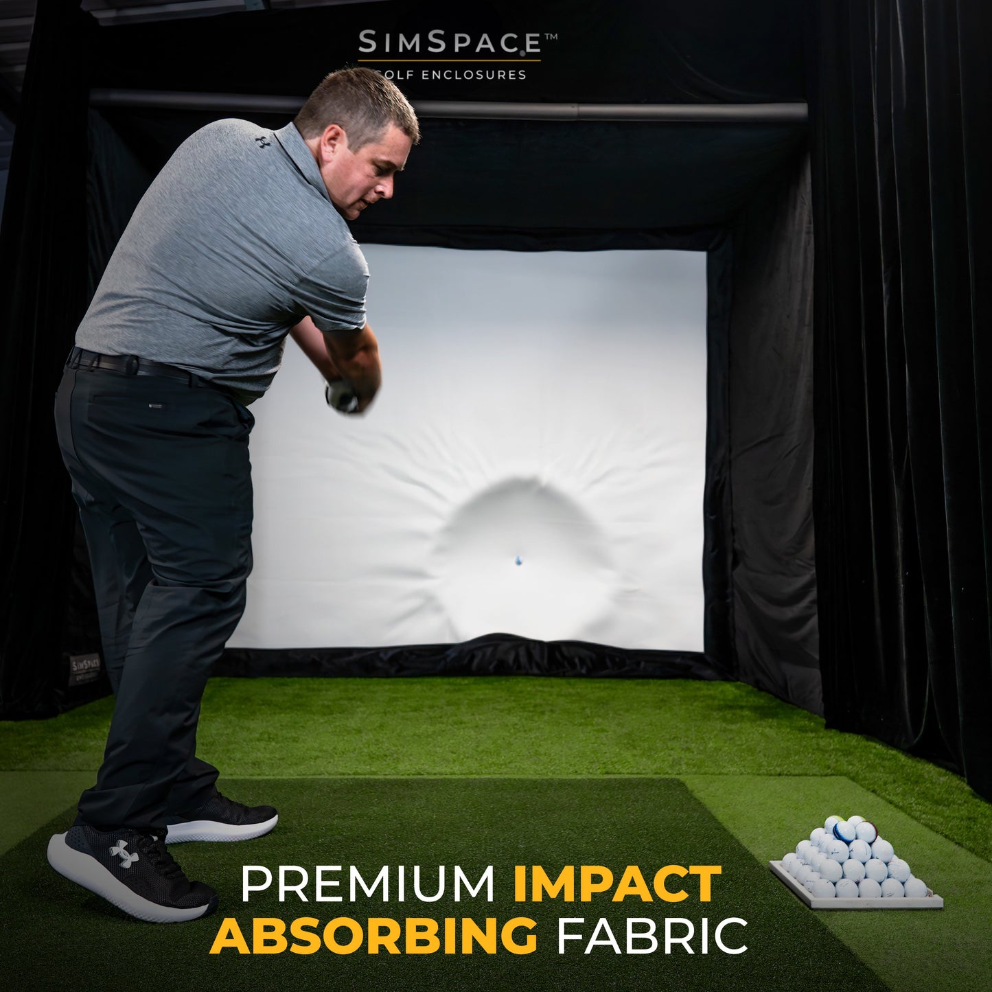 SIMSPACE PROFESSIONAL GOLF ENCLOSURE - SIM/001