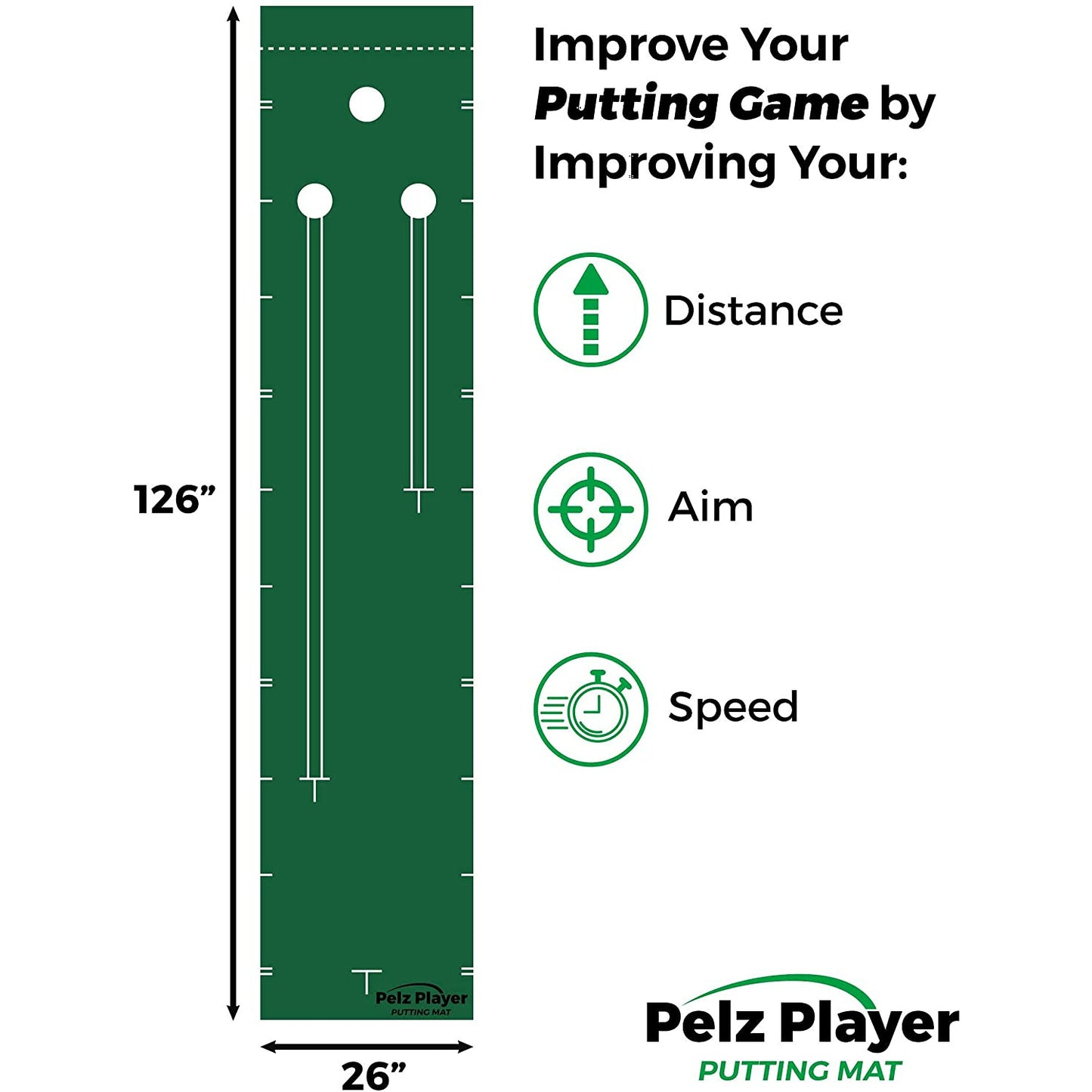 PELZ Player Putting Mat