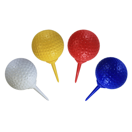 5″ Hollow Plastic Tee Marker with Plastic Spike