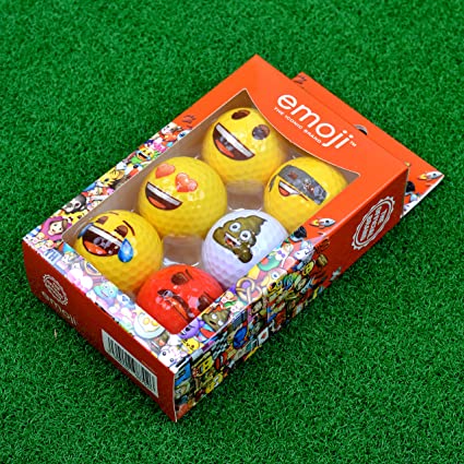 EMOJI 6PK GOLF BALLS (6 Designs)